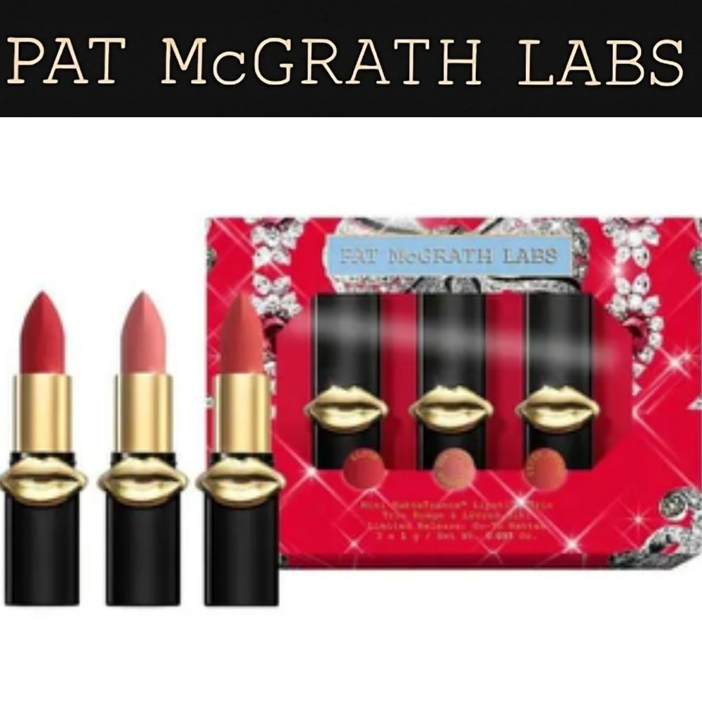 Pat McGrath Labs Go To Mattes Mini Mattetrance Lipstick Trio